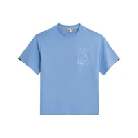tee-shirt manches courtes unisexe bleu clair en coton