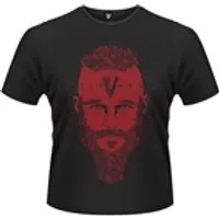 t-shirt vikings ragnar face