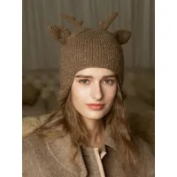 chapeaux femme chic découpes tricotées chauds d'hiver noël