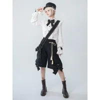 【pré-vente】 gothic lolita ouji fashion chemise à manches longues avec nœuds et volants