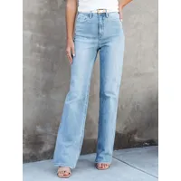 jeans pour femmes bas en denim décontractés