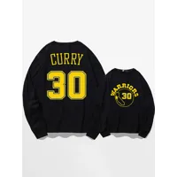 t-shirts warriors de golden state curry no 30 manches longues