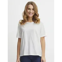 fransa t-shirt 20611861 blanc regular fit