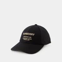 chapeau mh cf bsb burberry est - burberry - coton - noir/beige