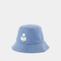 chapeau haley-gb - isabel marant - coton - bleu clair