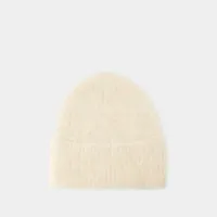 bonnet alpaca knit - toteme - laine - blanc