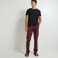pantalon chino straight en coton bio