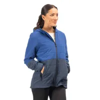klim soteria insulated hoodie jacket bleu s femme