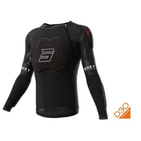 shot race d3o® long sleeve protection t-shirt noir 2xs