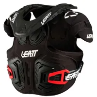 leatt fusion 2.0 and body protector junior neck protector noir l-xl
