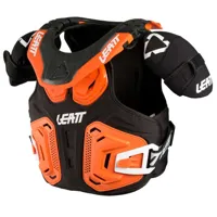 leatt fusion 2.0 and body protector junior protective collar orange,noir s-m