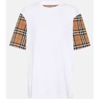 burberry t-shirt vintage check imprimé en coton