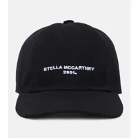 stella mccartney casquette en coton à logo