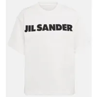 jil sander t-shirt en coton à logo
