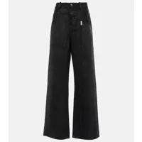 ann demeulemeester jean ample à taille basse