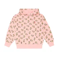 the animals observatory sweat-shirt beaver à capuche en coton