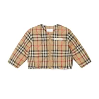 burberry kids bébé – veste vintage check matelassée