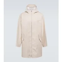 thom browne manteau à capuche en coton imperméable