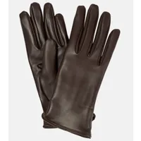 brunello cucinelli gants en cuir