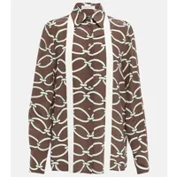 valentino chemise chain 1967 en soie