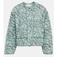 marant etoile veste gelio en coton à fleurs