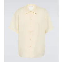 commas chemise oversize en lin