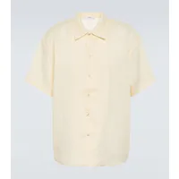 commas chemise oversize en lin