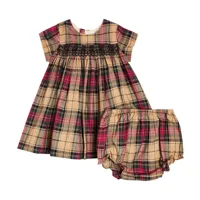 bonpoint bébé – ensemble robe et culotte bloomer maruska