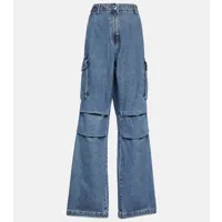 coperni pantalon cargo ample en jean
