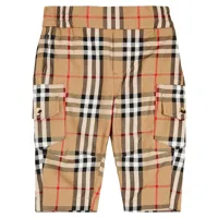 burberry kids bébé – pantalon cargo vintage check en coton