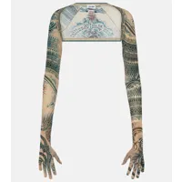 jean paul gaultier gants tattoo collection imprimés