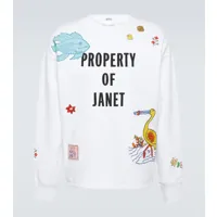 bode sweat-shirt property of janet en coton