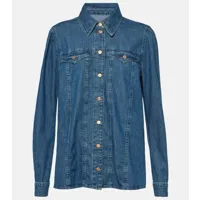 7 for all mankind chemise western en jean