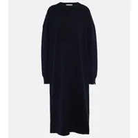 extreme cashmere robe longue n°106 weird en cachemire mélangé
