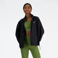 new balance femme nb sleek medium support sports bra en vert, poly knit, taille m