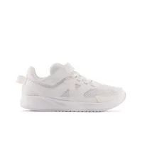 new balance enfant 570v3 bungee lace with top strap en blanc, mesh, taille 30.5