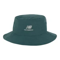 new balance unisexe chapeau reversible bucket en vert, polyester, taille osz