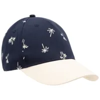 casquette bicolore imprimé palmiers pour garçon - bleu marine