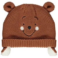 bonnet en tricot winnie l&#39;ourson disney pour bébé garçon - chocolat