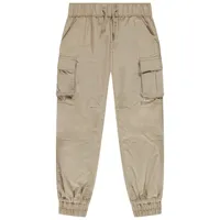 pantalon cargo style parachute à poches pour garçon - savannah tan
