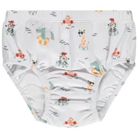 culotte de bain imprimé animaux nageurs pour bébé garçon - blanc