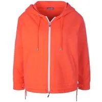 la veste à capuche en sweat manches longues  mybc orange
