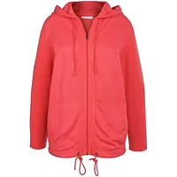 la veste à capuche 100% viscose  emilia lay rouge