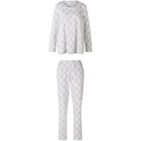 le pyjama 100% coton  rösch blanc