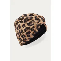 bonnet-turban léopard  -
