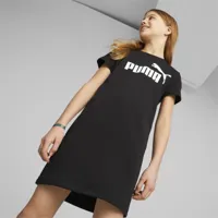 puma robe à capuche essentials+ logo enfant et adolescent, noir, taille 104