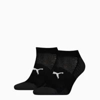 socquettes de sport matelassées puma (lot de 2 paires), noir