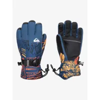 quiksilver mission - gants de snow/ski pour garçon 8-16 marron