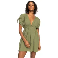 local friends - robe courte pour femme - vert - roxy