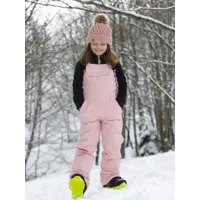 non stop - salopette de snow pour fille - rose - roxy